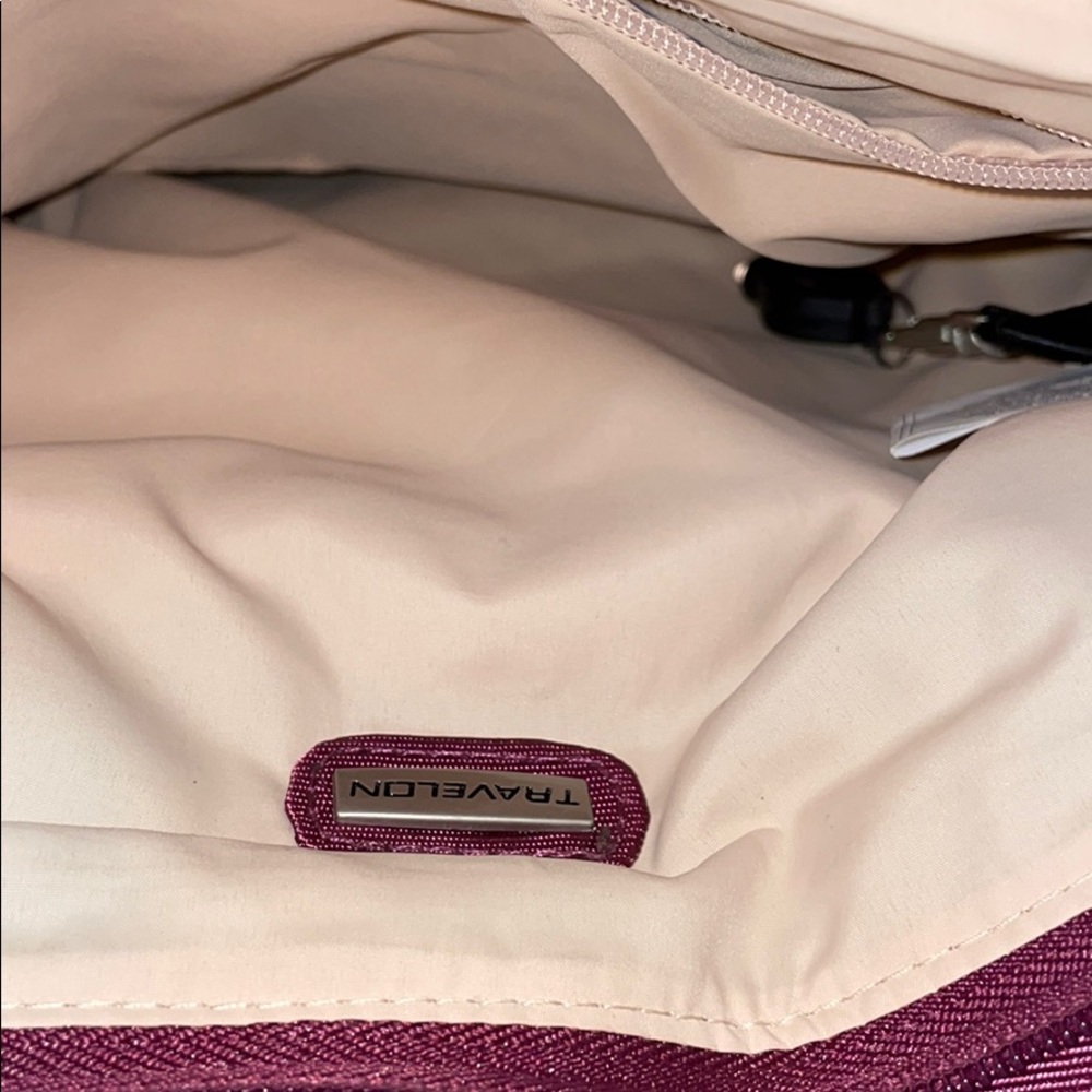 Wine Travelon Anti-Theft Crossbody Purse - Picture 5 of 12